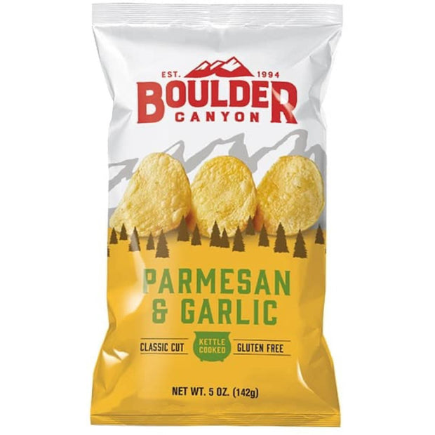 Totally Natural Potato Chips Parmesan and Garlic 142g Boulder Canyon - Broome Natural Wellness