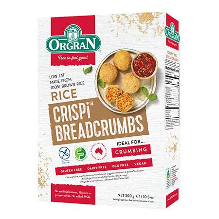 Crispi Rice Breadcrumbs 300g Orgran - Broome Natural Wellness