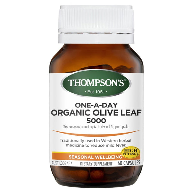 Olive Leaf 5000mg One a Day 60T Thompsons
