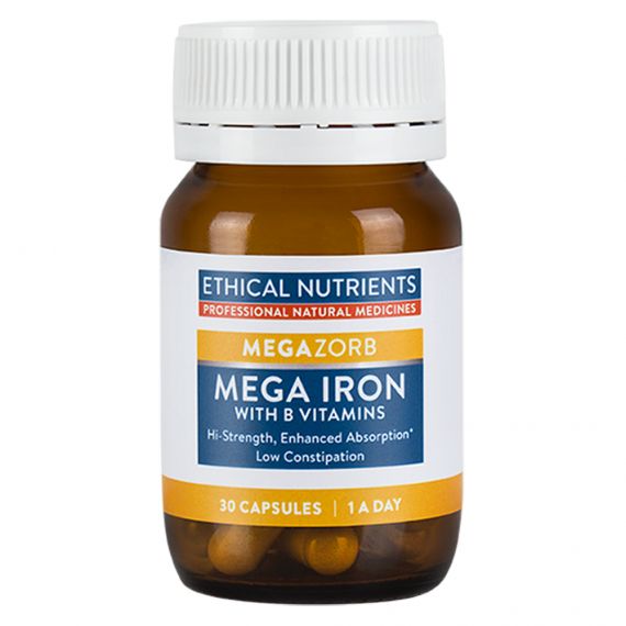 Mega Iron 30C Ethical Nutrients - Broome Natural Wellness