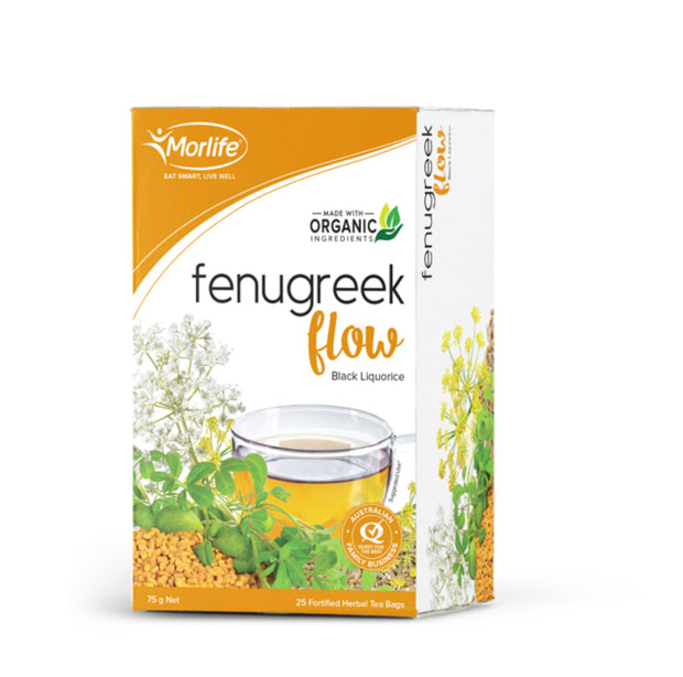 Fenugreek Flow Tea Bags 25's MORLIFE - Broome Natural Wellness