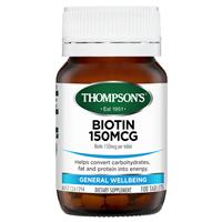 Biotin 150mcg 100T Thompsons