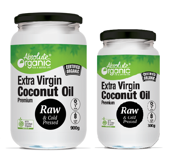Absolute Organic Extra Vigin Coconut Oil 900g - Broome Natural Wellness