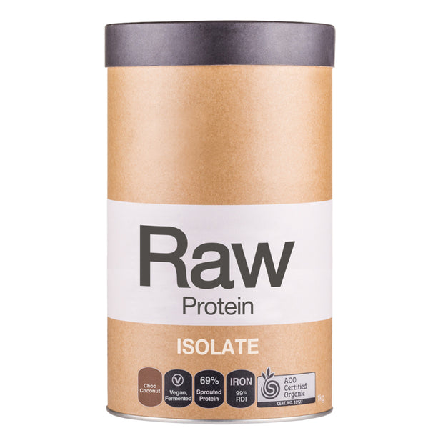 RAW Protein Isolate Chocolate Coconut 1kg Amazonia