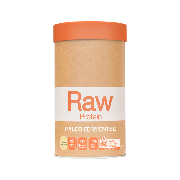 RAW Paleo Protein Fermented Vanilla & Lucuma 500g AMAZONIA - Broome Natural Wellness