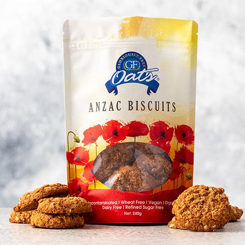 Anzac Biscuits Gluten Free 240g Gloriously Free