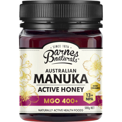 Manuka Honey Active MGO 400+ 500g Barnes