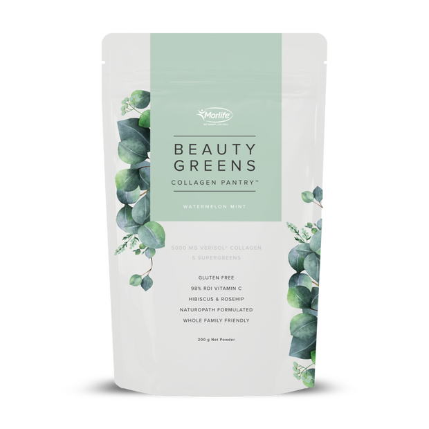 Beauty Greens Watermelon 200g Morlife - Broome Natural Wellness