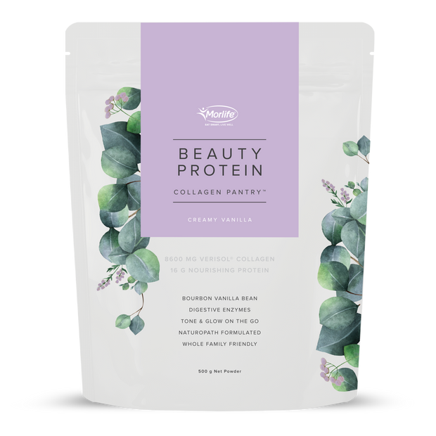 Beauty Collagen Protein Creamy Vanilla 500g Morlife - Broome Natural Wellness
