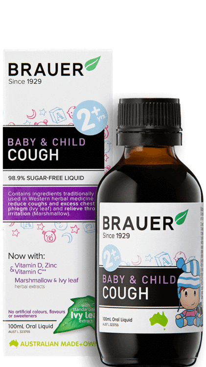 Baby & Child Cough Relief 100ml Brauer - Broome Natural Wellness