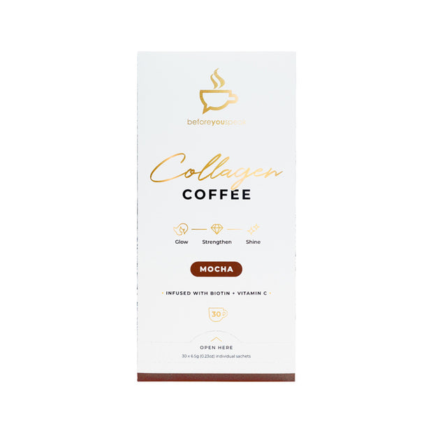 Collagen Coffee Mocha 6.5g x 30 Sachets Before You Speak