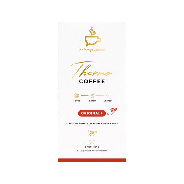 Thermo Coffee Original + Extra Shot 6.5 g x 30 Sachets Before You Speak