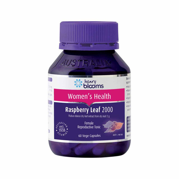 Raspberry Leaf 2000 600VC Blooms - Broome Natural Wellness