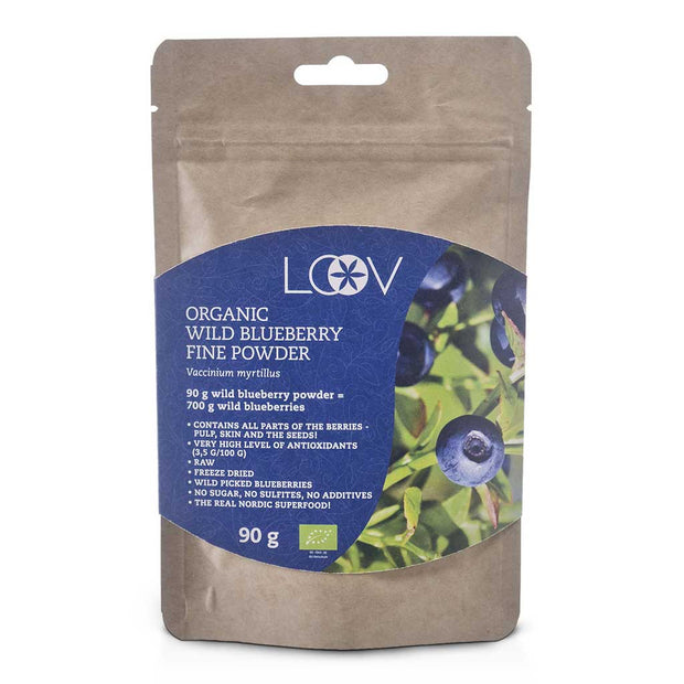 Blueberry Powder 90g Healthy Valley Organics