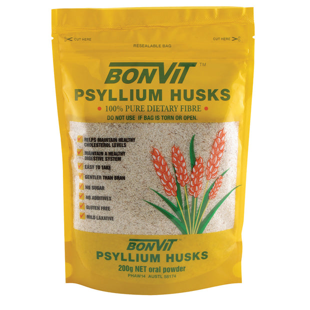 Psyllium Husks 200g Bonvit - Broome Natural Wellness