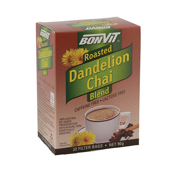 Roasted Dandelion Chai Blend Teabags 32s Bonvit - Broome Natural Wellness