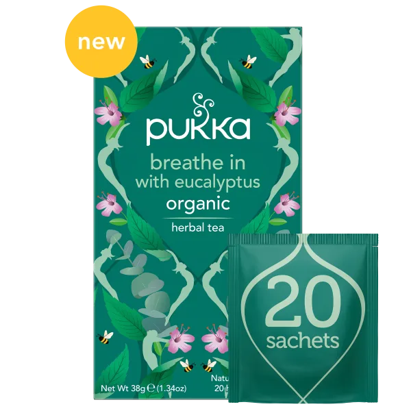 Breathe In With Eucalyptus Tea Bags 20 Pukka