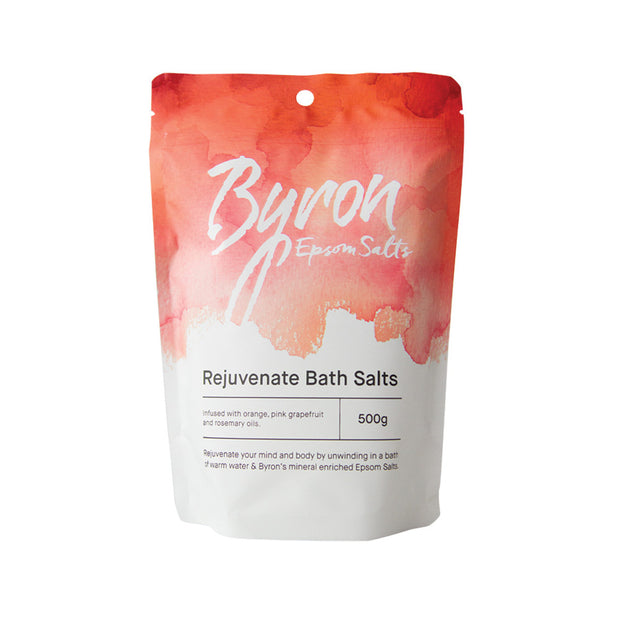 Byron Bath Salts Rejuvenate 500g Botanical Blends - Broome Natural Wellness