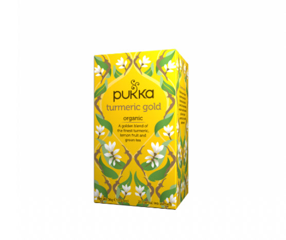 Turmeric Gold Tea Bags-Pukka - Broome Natural Wellness
