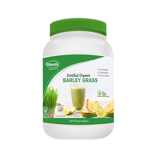 Barley Grass Certified Organic 700g Morlife