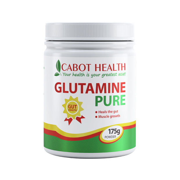 Glutamine Pure Powder Gut Health 175g Cabot Health