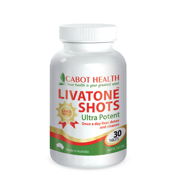 Livatone Shots 30T Cabot Health - Broome Natural Wellness