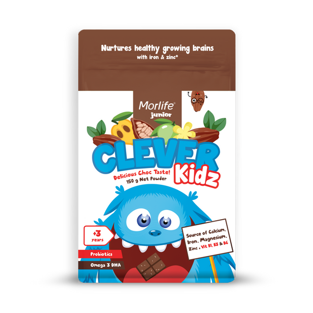 Clever Kidz Chocolate Drink 150g Morlife - Broome Natural Wellness