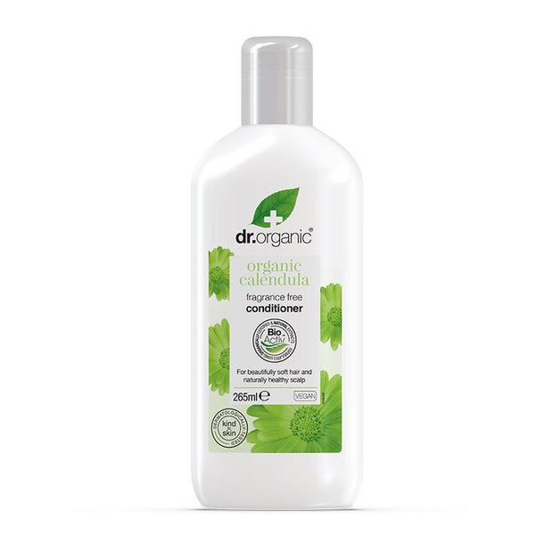 Calendula Organic Fragrance Free Conditioner 265ml Dr Organic - Broome Natural Wellness