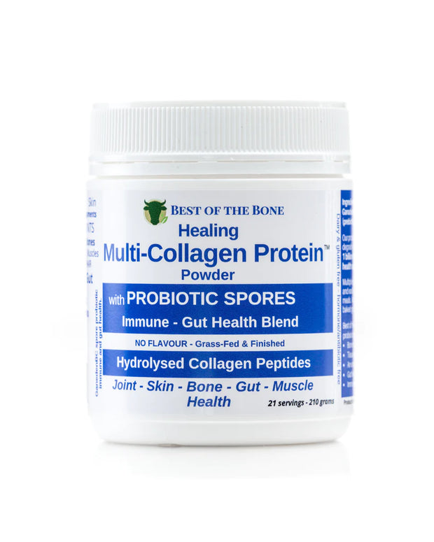 Collagen Peptides Probiotic Spores 210g Best of the Bone