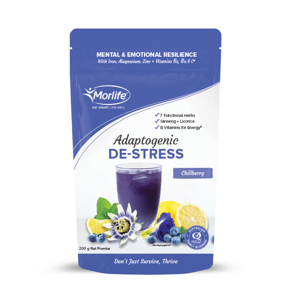 Adaptogenic De-Stress 200g Morlife - Broome Natural Wellness