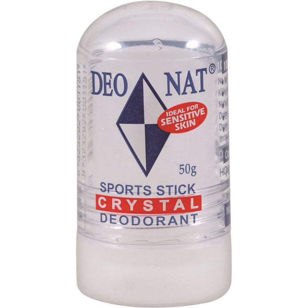 Deonat Crystal Deod Sport Stick 50g - Broome Natural Wellness