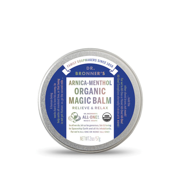 Arnica Menthol Organic Magic Balm 57g Dr Bronner - Broome Natural Wellness