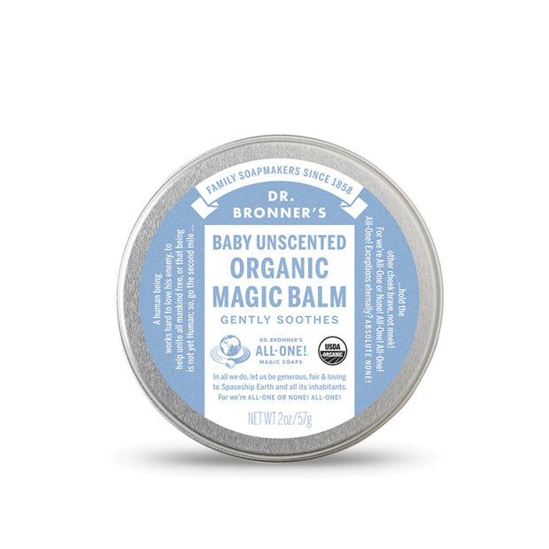 Baby Unscented Organic Magic Balm 57g Dr Bronner - Broome Natural Wellness