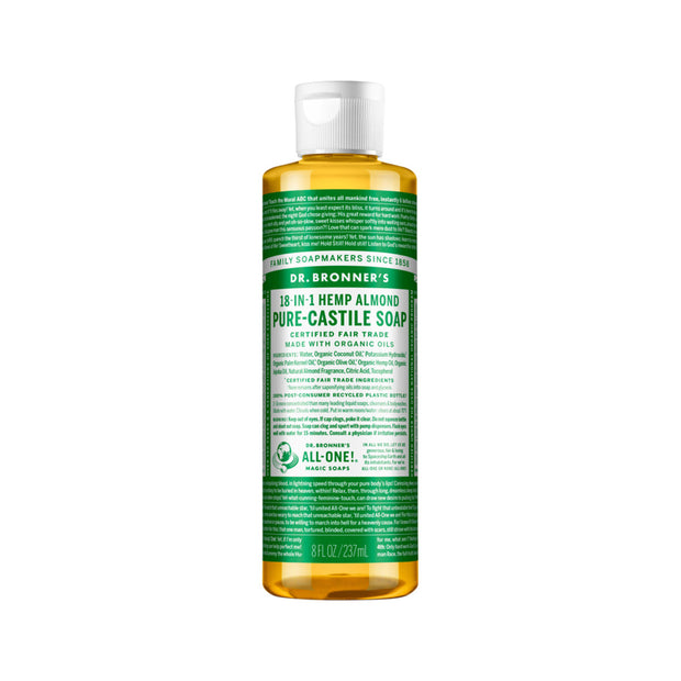 Almond Castile Liquid Soap 237ml Dr Bronners