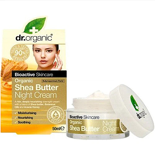 Shea Butter Night Cream 50ml Dr Organic
