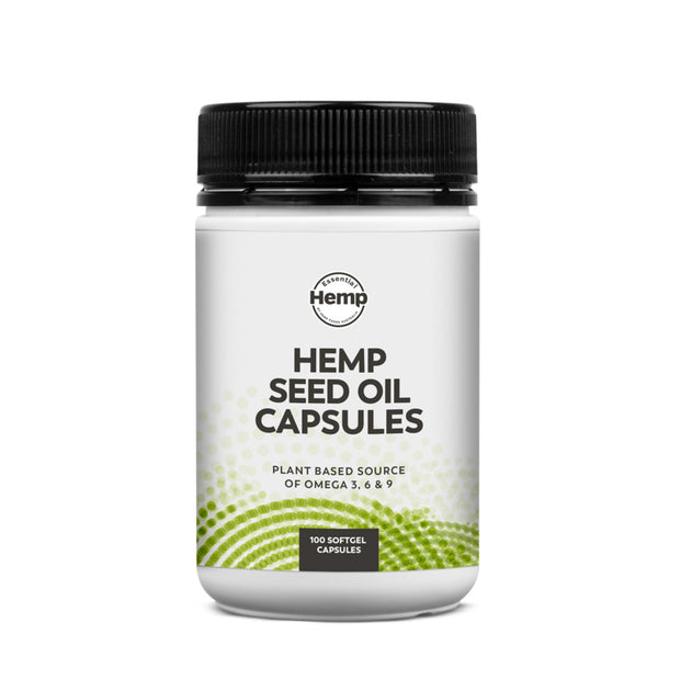 Hemp Seed Oil Capsules 100C Essential Hemp - Broome Natural Wellness
