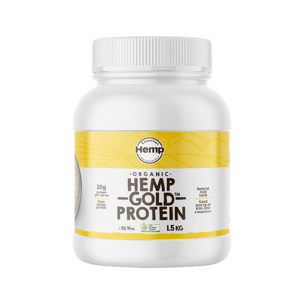 Organic Hemp Protein Gold Powder 1.5Kg Essential Hemp