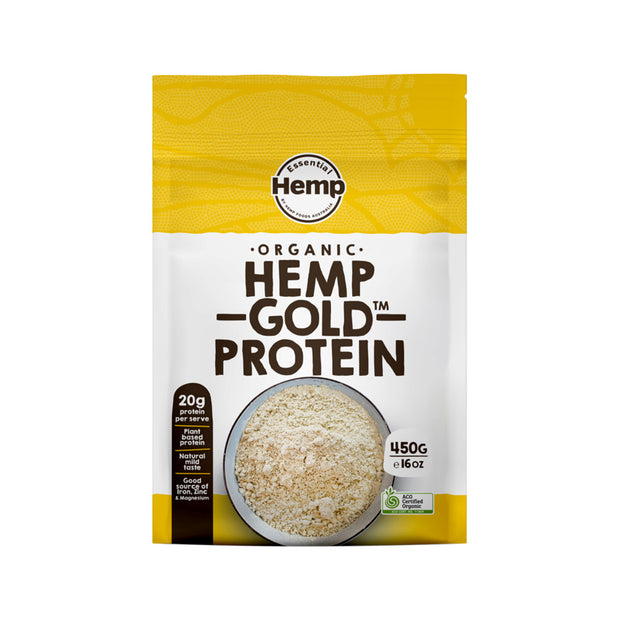 Organic Hemp Protein Gold Powder 450g Essential Hemp - Broome Natural Wellness