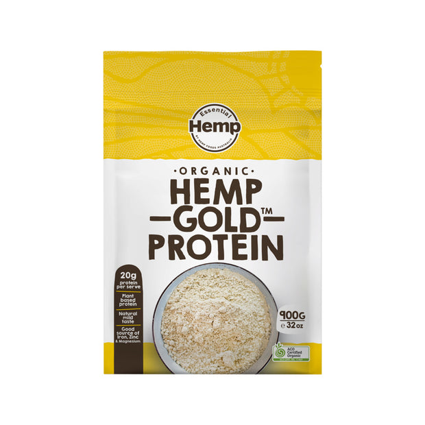 Organic Hemp Protein Gold Powder 900g Essential Hemp - Broome Natural Wellness