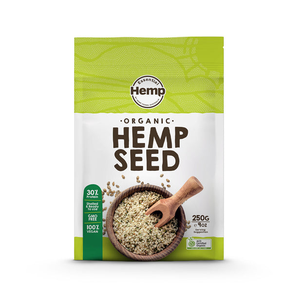 Organic Hemp Seeds Hulled 250g Essential Hemp - Broome Natural Wellness