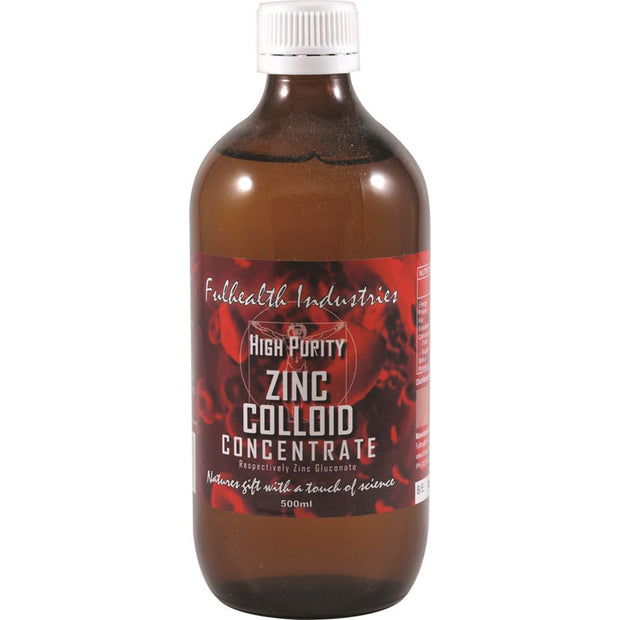 Zinc Colloidal 500ml Fulhealth