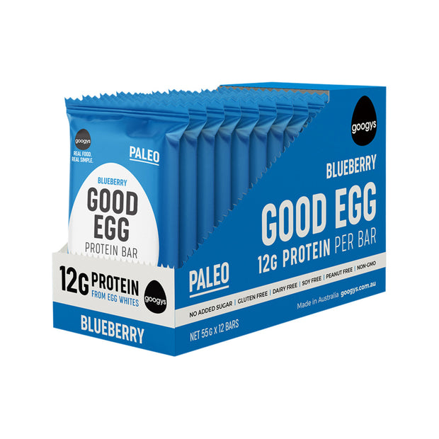Good Egg Protein Bar Blueberry 55g Googy