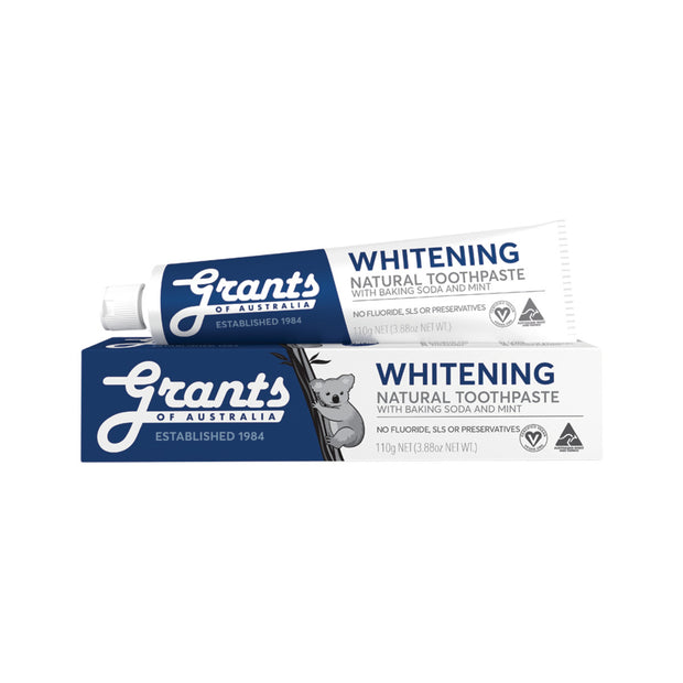 Toothpaste Whitening With Baking Soda & Peppermint 110g Grants