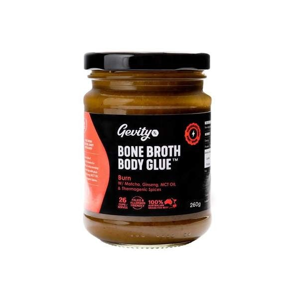 Bone Broth Body Glue Burn 260g GevityRX - Broome Natural Wellness