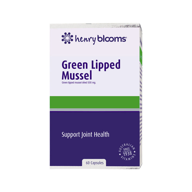 Green Lipped Mussel 500mg Turmeric With BioP 60VC Blooms