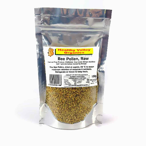 Bee Pollen Raw 150g Healthy Valley Organics - Broome Natural Wellness