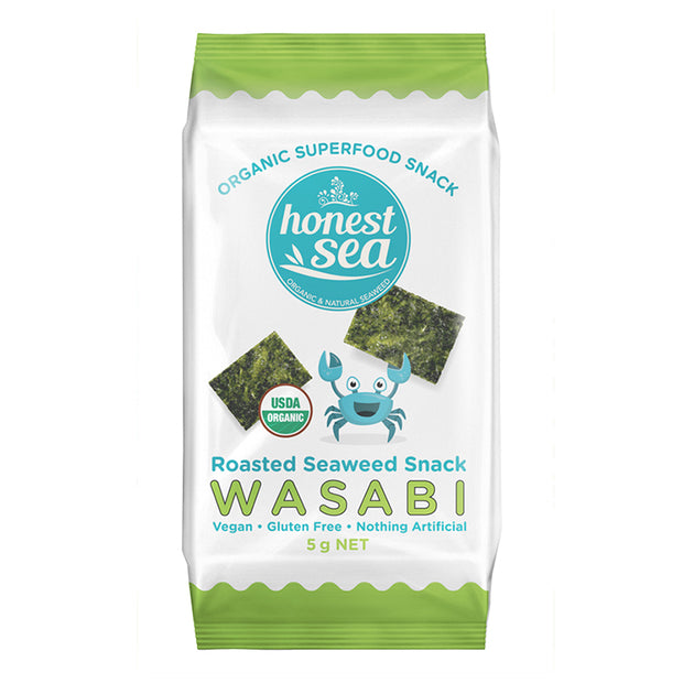 Seaweed Wasabi 5g Honest Sea Seaweed