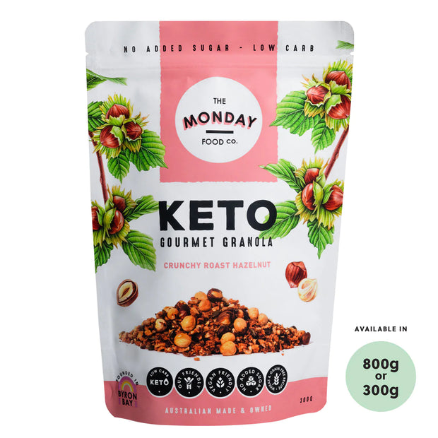 Keto Granola Crunchy Roast Hazelnut 300g Monday Food Co