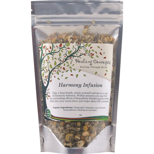 Harmony Infusion Organic Tea 40g Healing Concepts