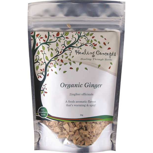 Ginger Organic Tea 50g Healing Concepts - Broome Natural Wellness